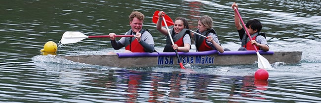 MSA canoe team